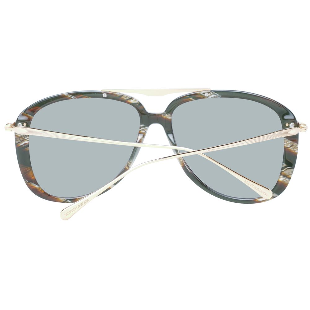 Scotch & Soda Black Metal & Plastic Sunglasses